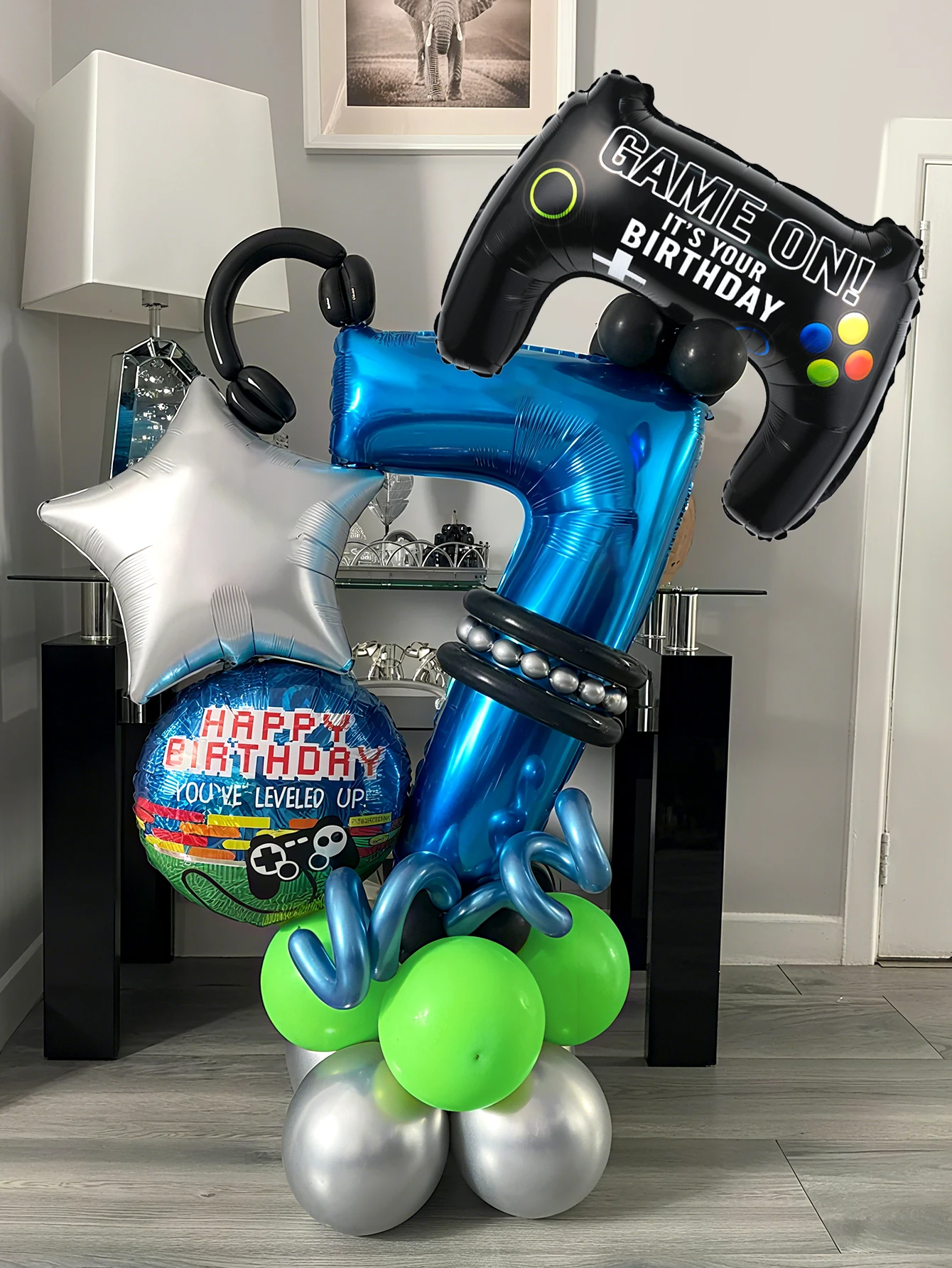 32PCS Game Theme Birthday Numb - Gaming Accessories Room avaliação e preço