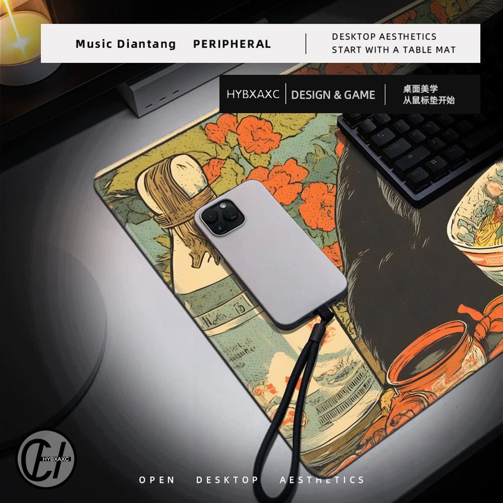 HYBXAXC Black cat loves to eat - Gaming Accessories Shop avaliação e preço