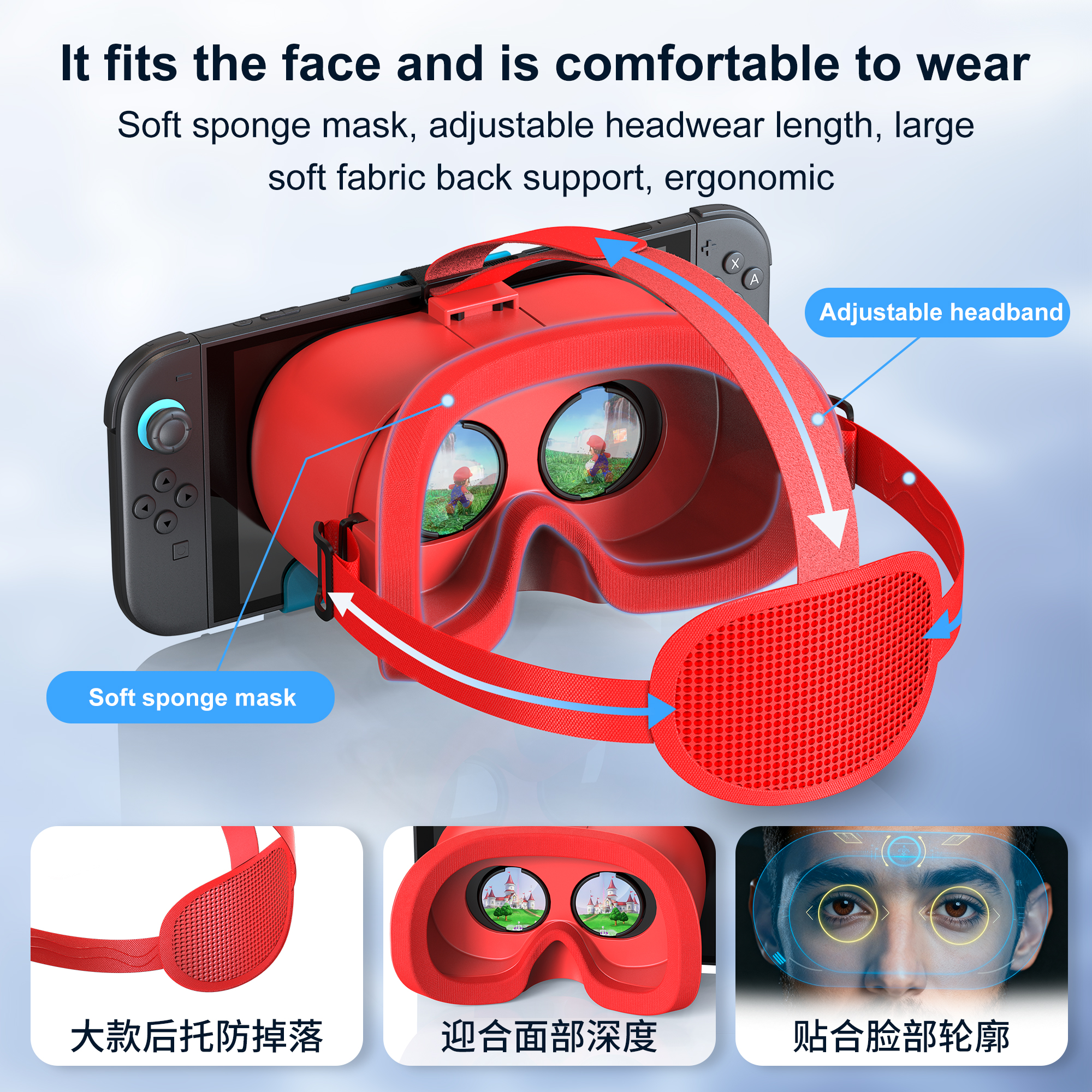 Upgraded VR Headset for Ninten - Gaming Accessories Vr avaliação e preço