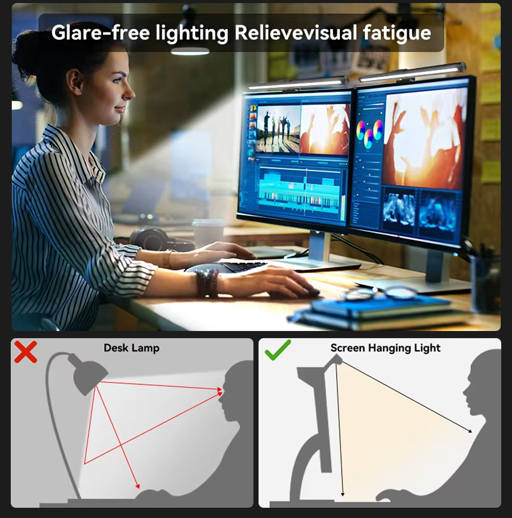 LED Computer PC Monitor Light  - Gaming Accessories Led avaliação e preço