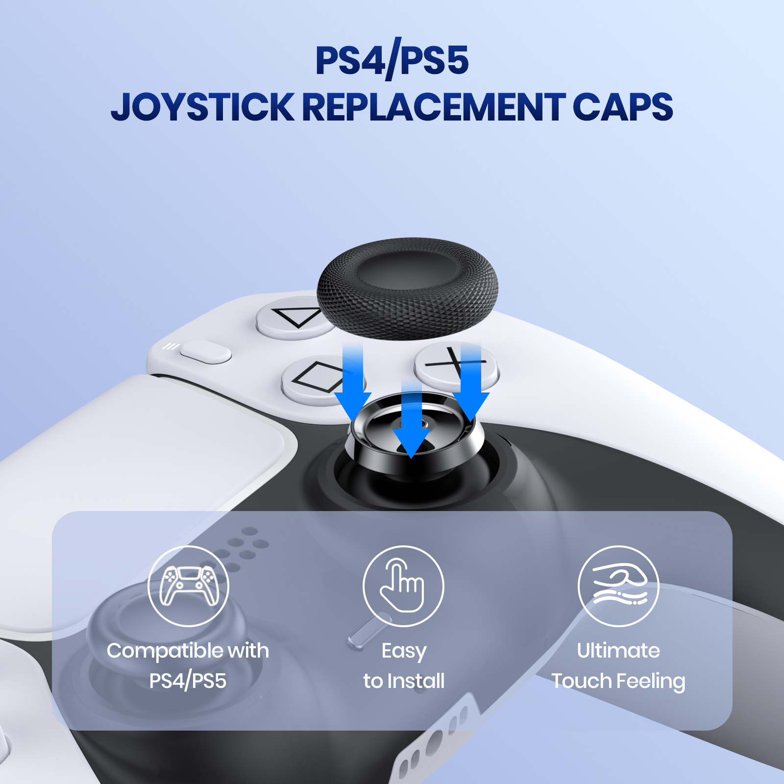 20/50pcs For PlayStation 5 PS5 - Controller Grip Cover avaliação e preço