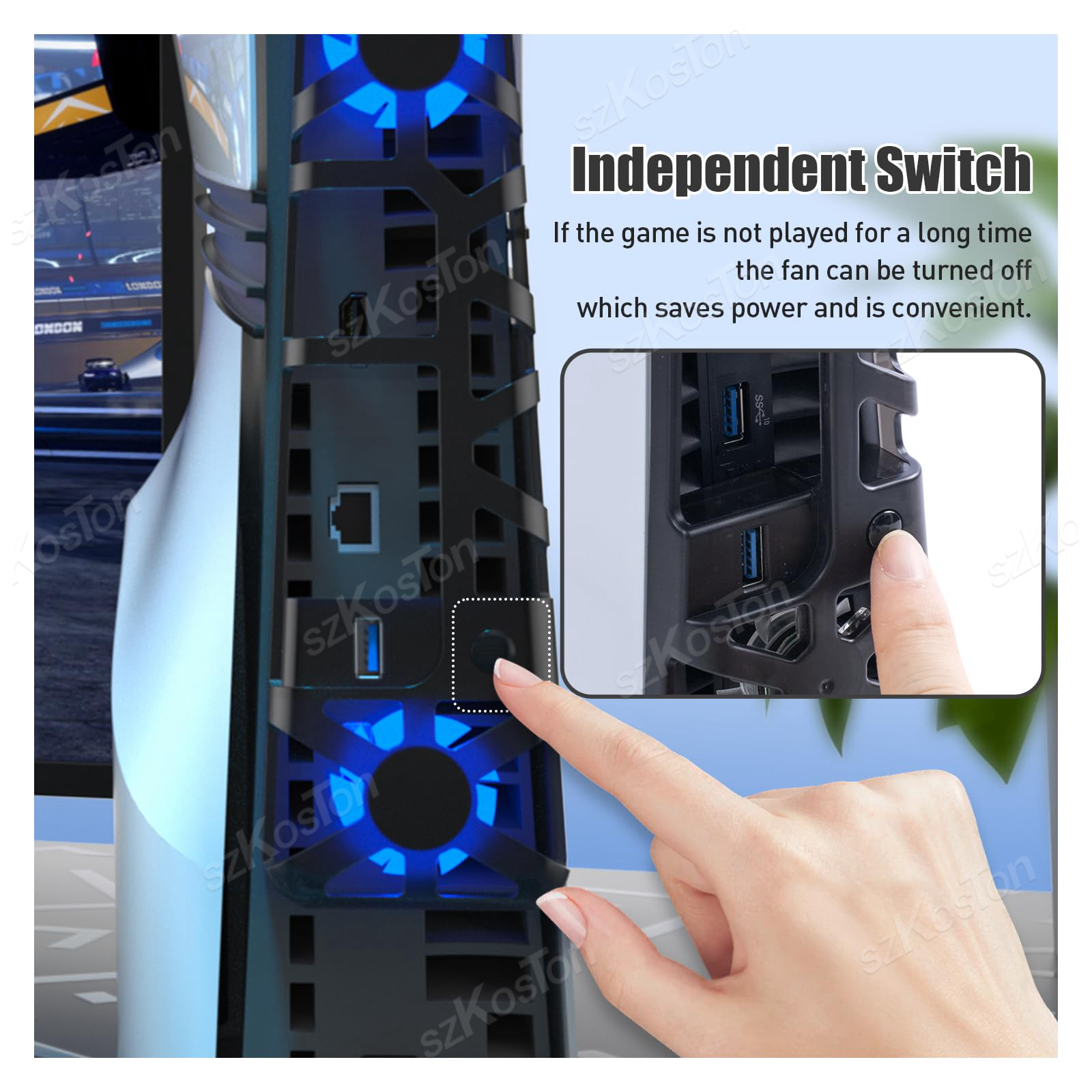 3 High-speed Cooling Fan For P - Gaming Accessories Led avaliação e preço