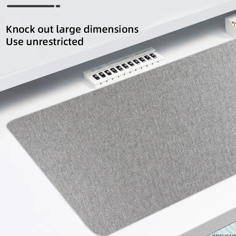 Cotton and Linen Rubber XXL Mo - Desk Corner Mat avaliação e preço