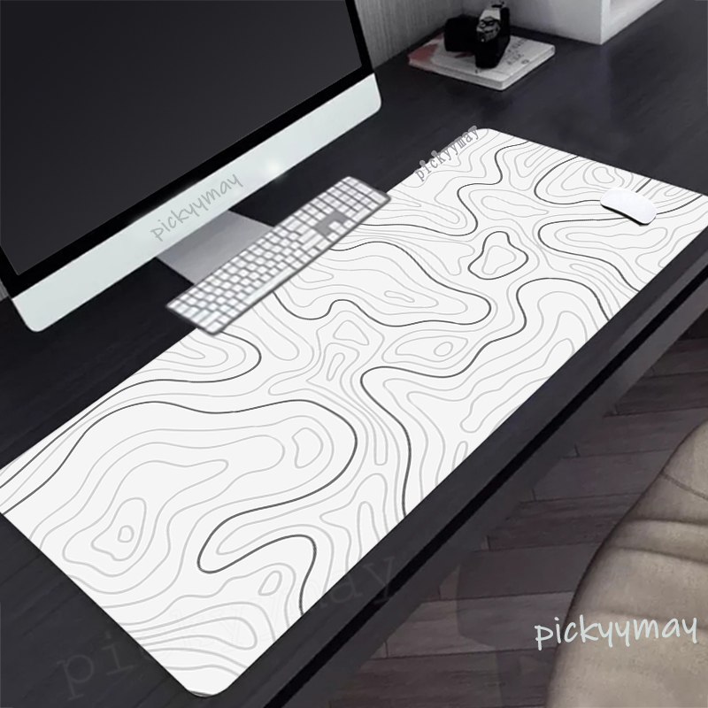 Black And White Large Mouse Pa - Desk Corner Mat avaliação e preço