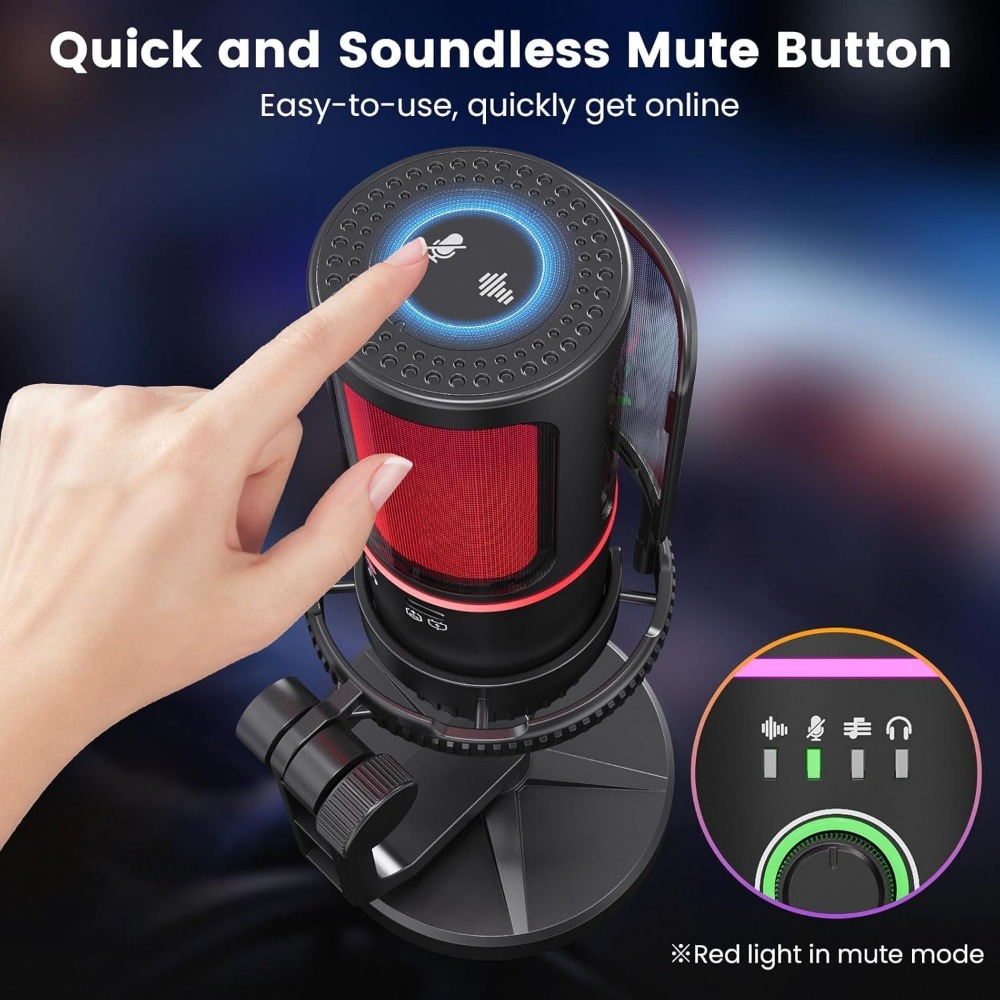 Microphone with Noise Cancelin - Gaming Accessories Controller avaliação e preço