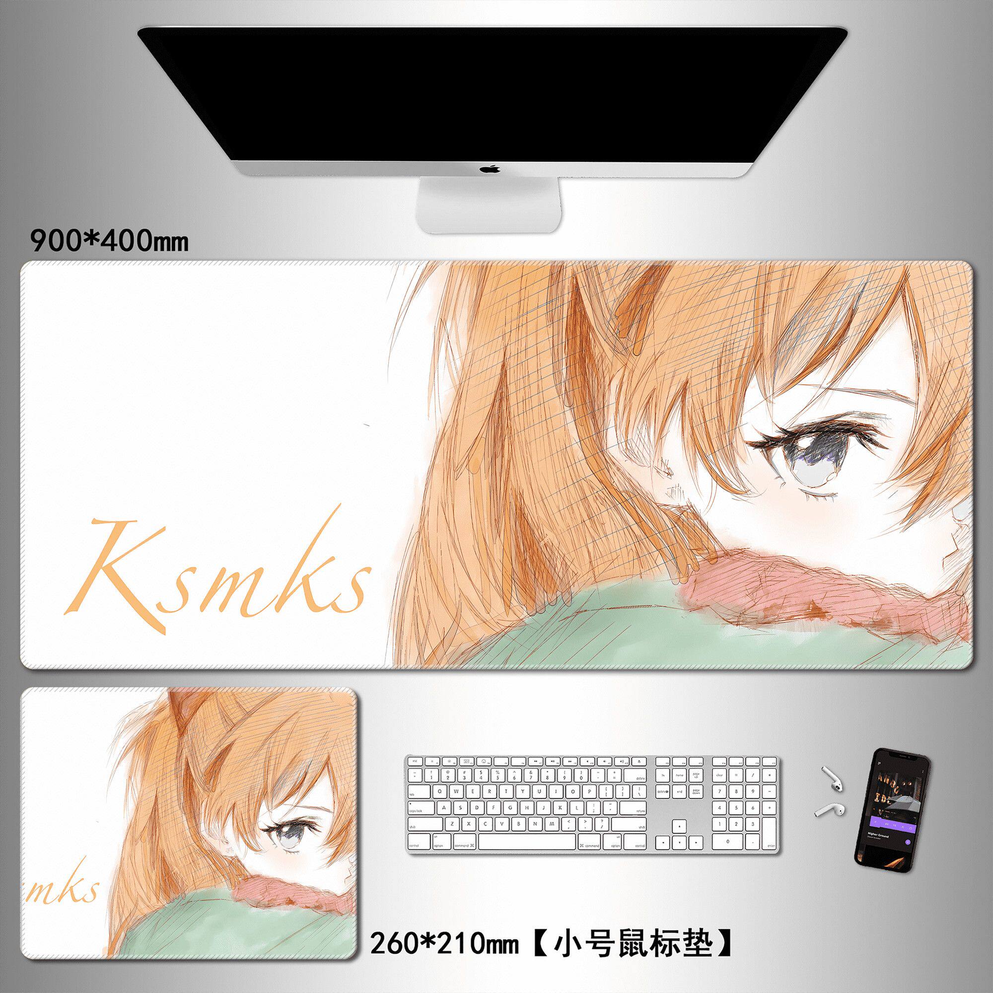 Anime Character Large Mouse Pa - Gaming Accessories For Table avaliação e preço