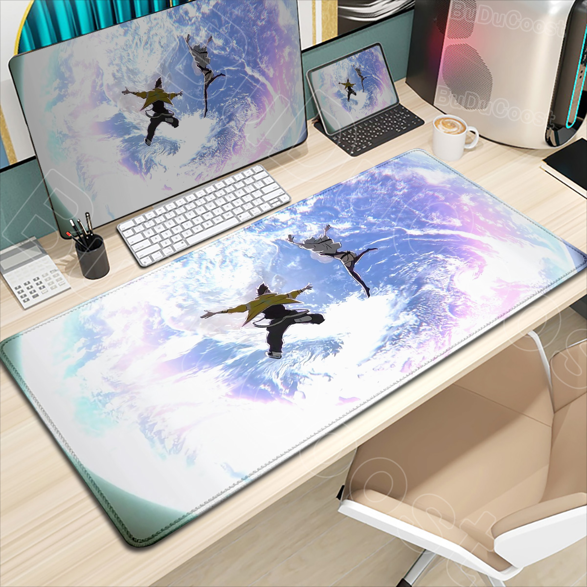 HD Printing New Wallpaper C_cy - Desk Corner Mat avaliação e preço