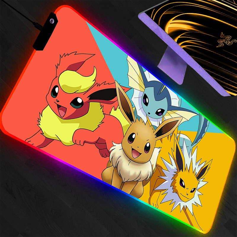 LED Mouse Pad Pokemon Pikachu  - Gaming Accessories Led avaliação e preço