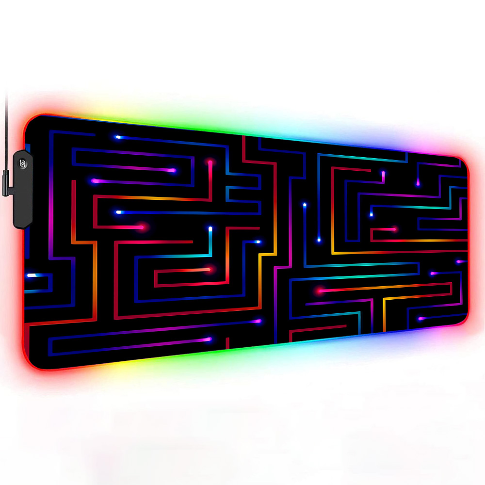 Xxl Mouse Pad 900x400 Neon Cir - Gaming Accessories Pc Setup avaliação e preço