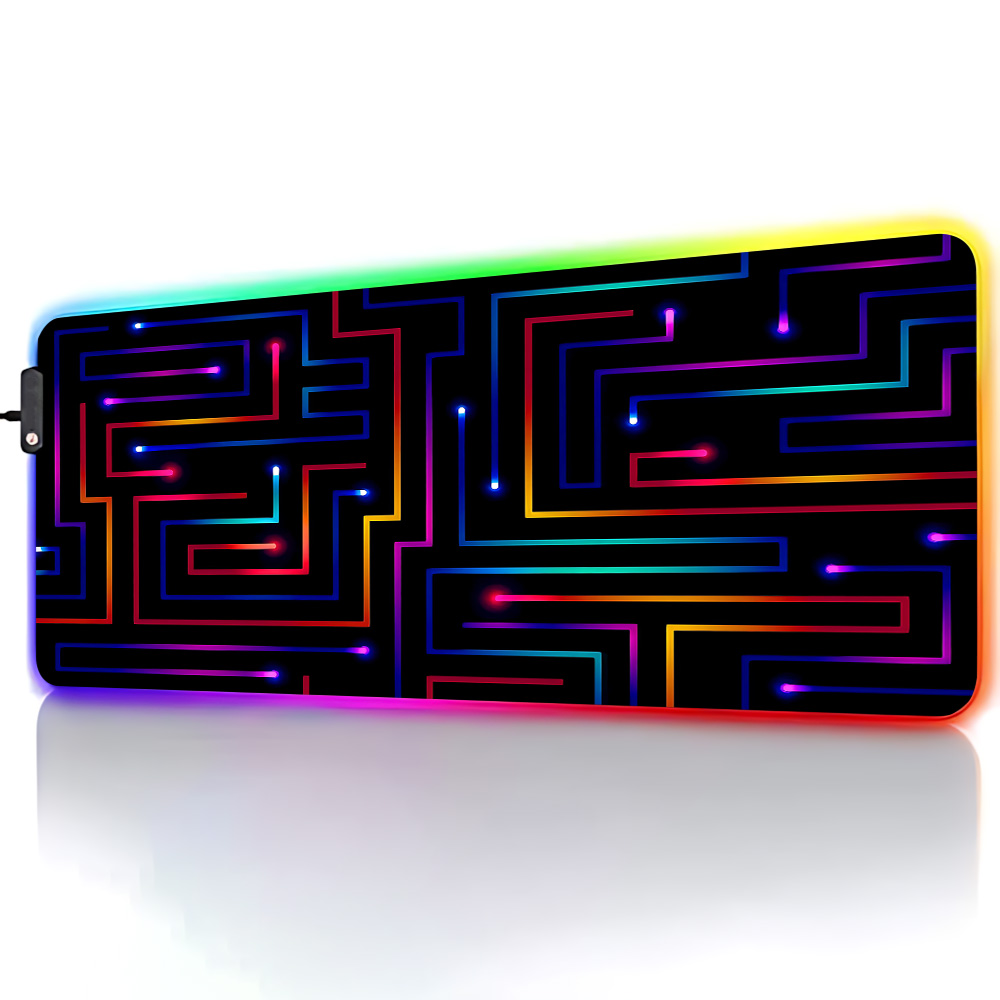 Xxl Mouse Pad 900x400 Neon Cir - Gaming Accessories Pc Setup avaliação e preço